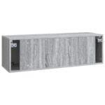 vidaXL Nástenná TV skrinka Nástenný Sivá sonoma 98 x 31 x 30 cm – Obrázok 8