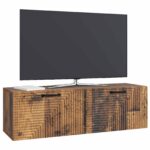 vidaXL Nástenná TV skrinka Nástenný Staré drevo 98 x 31 x 30 cm – Obrázok 3