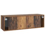 vidaXL Nástenná TV skrinka Nástenný Staré drevo 98 x 31 x 30 cm – Obrázok 8