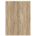 vidaXL Nástenná skrinka Dub sonoma 66 x 34,5 x 90 cm Kompozitné drevo – Obrázok 3