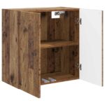 vidaXL Nástenná skrinka Staré drevo 59 x 31 x 60 cm Kompozitné drevo – Obrázok 2