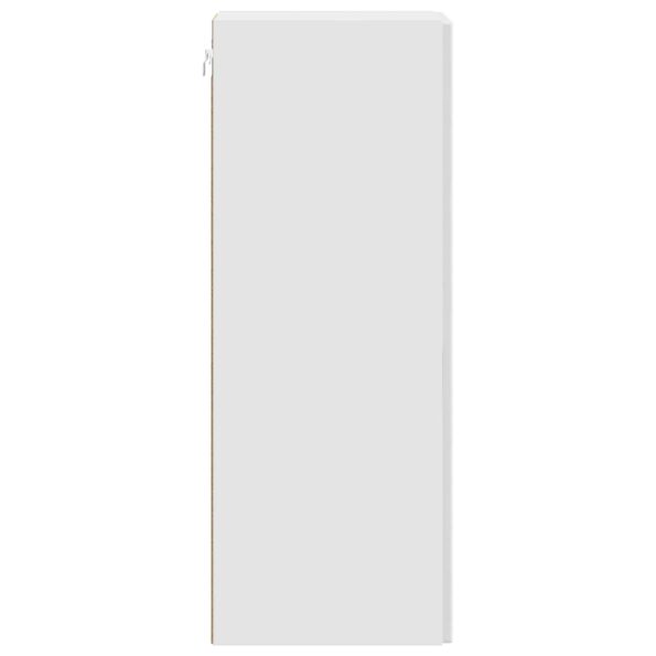 vidaXL Nástenná skrinka Biela s vysokým leskom 33 x 34,5 x 90 cm – Obrázok 4