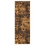 vidaXL Nástenná skrinka Dymový dub 33 x 34,5 x 90 cm Kompozitné drevo – Obrázok 3