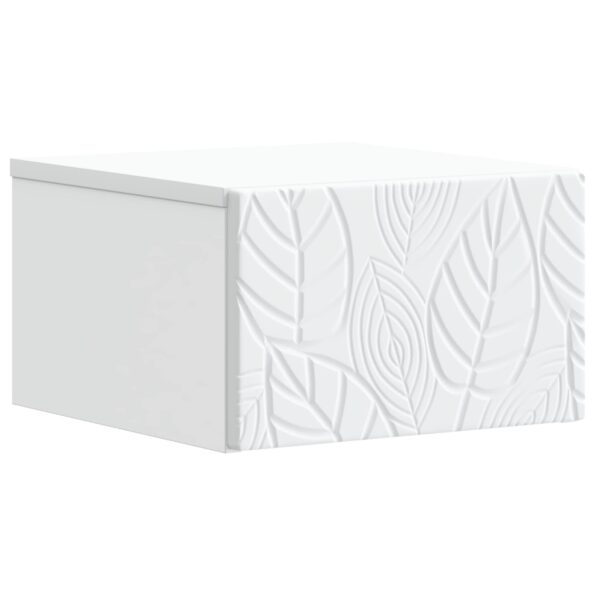 vidaXL Nástenný bočný stôl 2 pcs Biela 34,5 x 33 x 20 cm – Obrázok 2