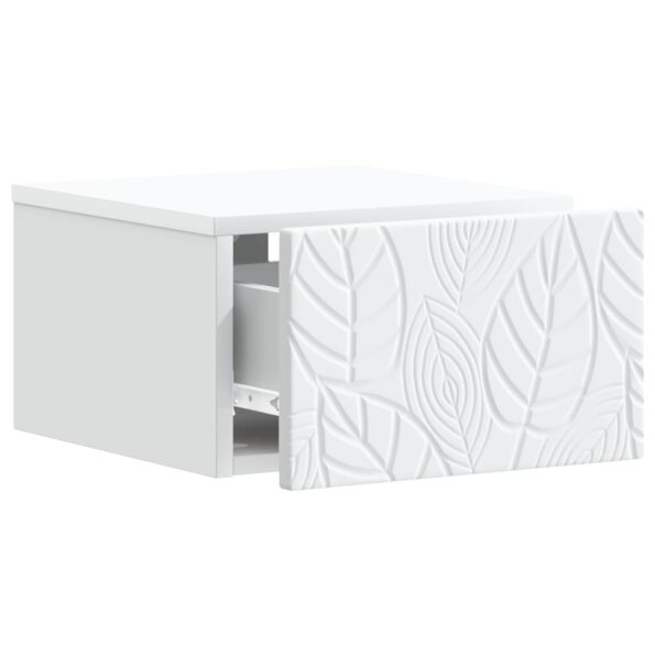 vidaXL Nástenný bočný stôl 2 pcs Biela 34,5 x 33 x 20 cm – Obrázok 3