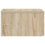 vidaXL Nástenný bočný stôl Dub sonoma 34,5 x 33 x 20 cm – Obrázok 4
