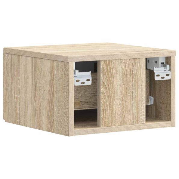 vidaXL Nástenný bočný stôl Dub sonoma 34,5 x 33 x 20 cm – Obrázok 5