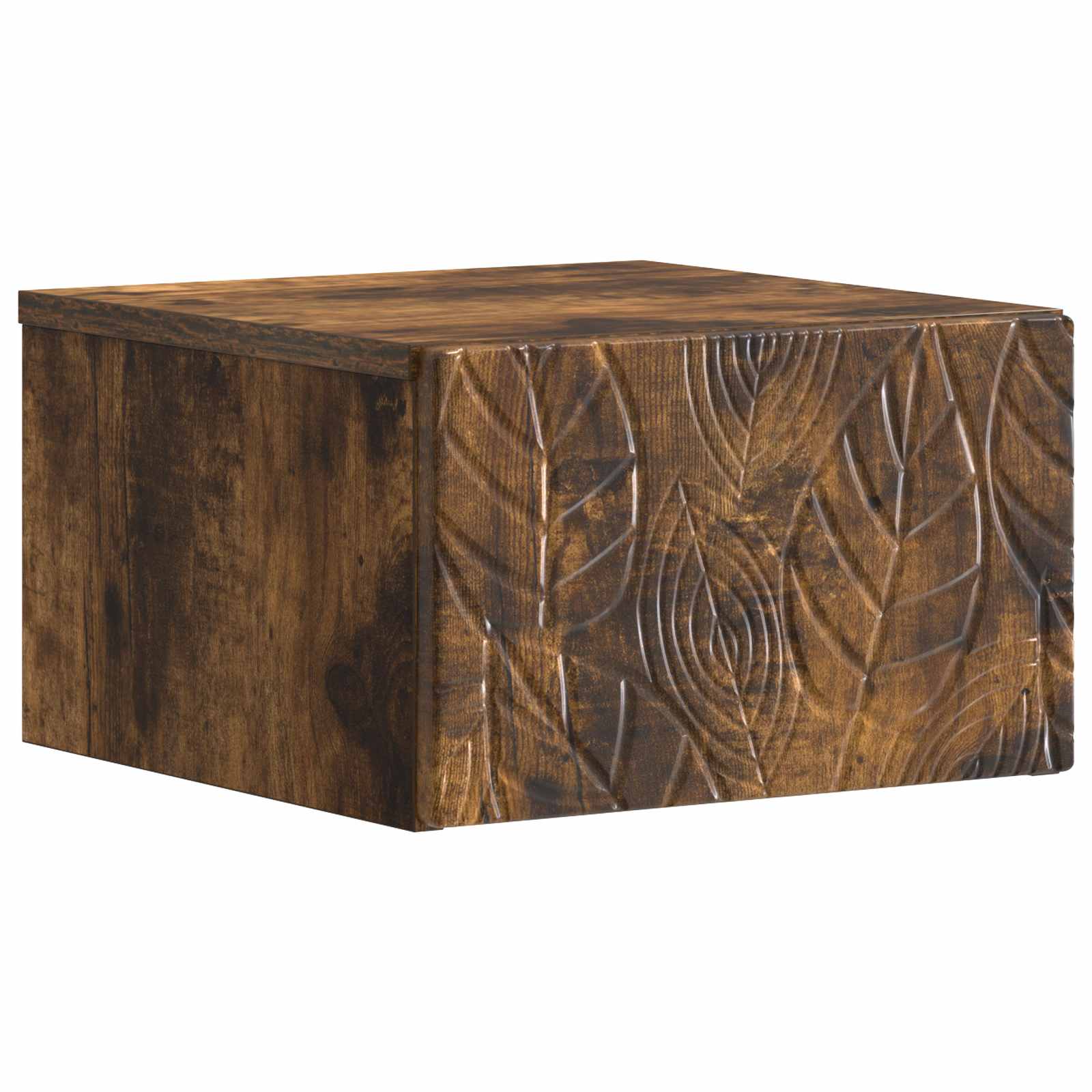 898775_1.jpg vidaXL Nástenný bočný stôl Dymový dub 34,5 x 33 x 20 cm – Obrázok 1