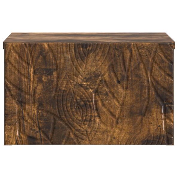 vidaXL Nástenný bočný stôl Dymový dub 34,5 x 33 x 20 cm – Obrázok 3