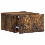 vidaXL Nástenný bočný stôl 2 pcs Dymový dub 34,5 x 33 x 20 cm – Obrázok 3