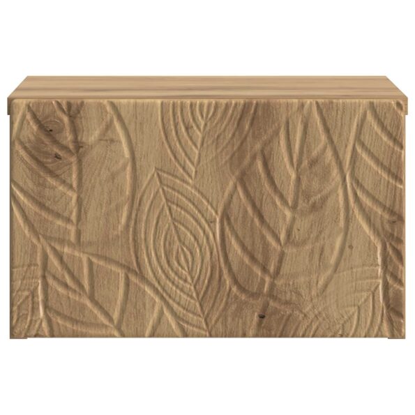 vidaXL Nástenný bočný stôl Dub artisan 34,5 x 33 x 20 cm – Obrázok 3