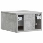 vidaXL Nástenná nočná skrinka 2 pcs Betónovo sivá 49 x 34,5 x 20 cm – Obrázok 6