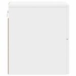 vidaXL Nástenná nočná skrinka 2 pcs Biela 34,5 x 33 x 40 cm – Obrázok 5