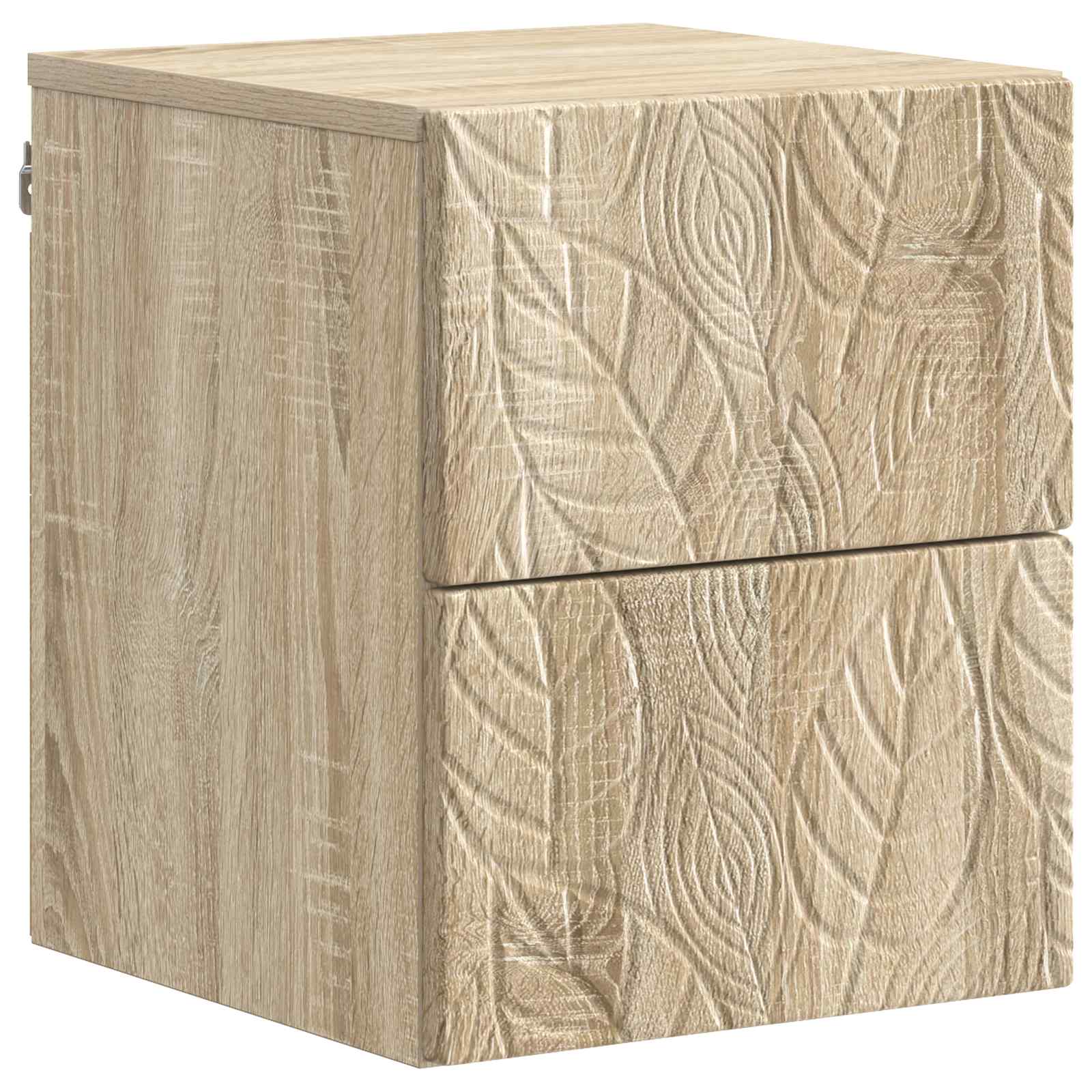 898809_1.jpg vidaXL Nástenná nočná skrinka Dub sonoma 34,5 x 33 x 40 cm – Obrázok 1
