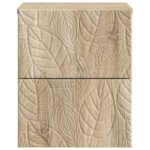 vidaXL Nástenná nočná skrinka Dub sonoma 34,5 x 33 x 40 cm – Obrázok 3