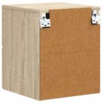 vidaXL Nástenná nočná skrinka Dub sonoma 34,5 x 33 x 40 cm – Obrázok 5