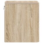 vidaXL Nástenná nočná skrinka 2 pcs Dub sonoma 34,5 x 33 x 40 cm – Obrázok 5