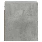 vidaXL Nástenná nočná skrinka 2 pcs Betónovo sivá 34,5 x 33 x 40 cm – Obrázok 5