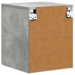 vidaXL Nástenná nočná skrinka 2 pcs Betónovo sivá 34,5 x 33 x 40 cm – Obrázok 6