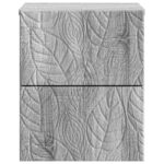 vidaXL Nástenná nočná skrinka 2 pcs Sivý Sonoma 34,5 x 33 x 40 cm – Obrázok 4