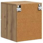 vidaXL Nástenná nočná skrinka Dub artisan 34,5 x 33 x 40 cm – Obrázok 5