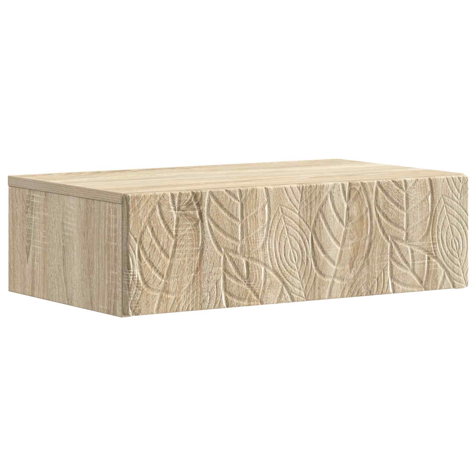 898827_1.jpg vidaXL Nástenný bočný stôl Dub sonoma 59 x 34,5 x 17 cm – Obrázok 1