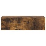 vidaXL Nástenný bočný stôl Dymový dub 59 x 34,5 x 17 cm – Obrázok 3