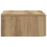 vidaXL Nástenný bočný stôl Dub artisan 59 x 34,5 x 17 cm – Obrázok 4