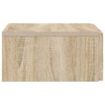 vidaXL Nástenný bočný stôl Dub sonoma 87,5 x 34,5 x 17 cm – Obrázok 4