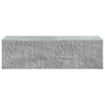 vidaXL Nástenný bočný stôl Betónovo sivá 87,5 x 34,5 x 17 cm – Obrázok 3
