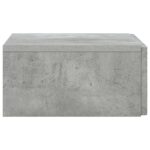 vidaXL Nástenný bočný stôl Betónovo sivá 87,5 x 34,5 x 17 cm – Obrázok 4