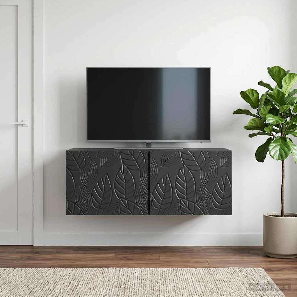 898846_1.jpg vidaXL Nástenná TV skrinka 59,5 x 41 x 30 cm Čierna Kompozitné drevo – Obrázok 1