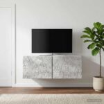 vidaXL Nástenná TV skrinka 59,5 x 41 x 30 cm Betónovo sivá – Obrázok 3
