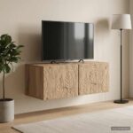 vidaXL Nástenná TV skrinka 59,5 x 41 x 30 cm Dub artisan – Obrázok 3