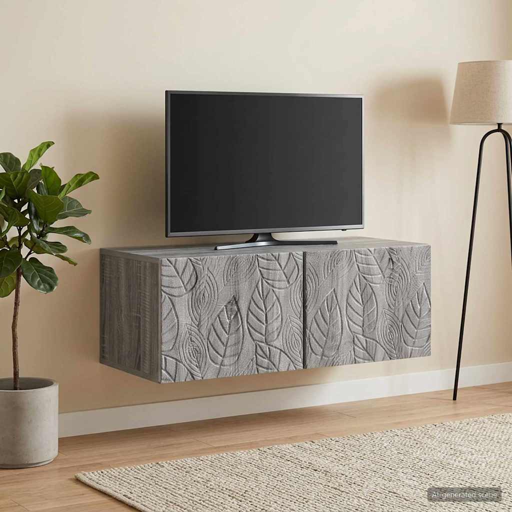 898861_1.jpg vidaXL Nástenná TV skrinka 78,5 x 41 x 30 cm Sivý Sonoma – Obrázok 1