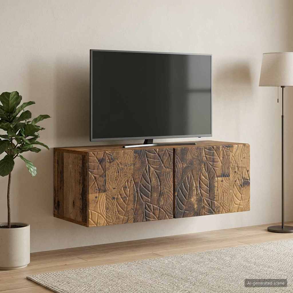 898863_1.jpg vidaXL Nástenná TV skrinka 78,5 x 41 x 30 cm Staré drevo – Obrázok 1