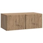 vidaXL Nástenná TV skrinka 78,5 x 41 x 30 cm Dub artisan – Obrázok 2