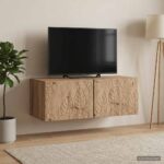 vidaXL Nástenná TV skrinka 78,5 x 41 x 30 cm Dub artisan – Obrázok 3