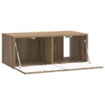 vidaXL Nástenná TV skrinka 78,5 x 41 x 30 cm Dub artisan – Obrázok 4