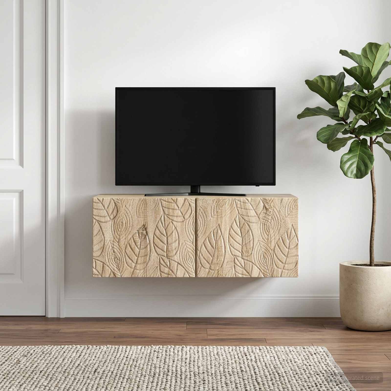898867_1.jpg vidaXL Nástenná TV skrinka 98 x 41 x 30 cm Dub sonoma Kompozitné drevo – Obrázok 1