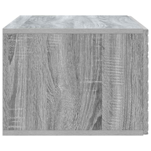 vidaXL Nástenná TV skrinka 98 x 41 x 30 cm Sivý Sonoma – Obrázok 6