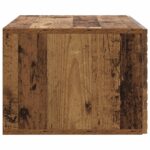 vidaXL Nástenná TV skrinka 98 x 41 x 30 cm Staré drevo – Obrázok 6