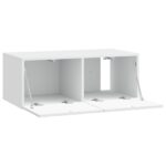 vidaXL Nástenná TV skrinka 59,5 x 31 cm Biela Kompozitné drevo – Obrázok 4