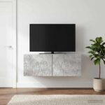 vidaXL Nástenná TV skrinka 59,5 x 31 cm Betónovo sivá Kompozitné drevo – Obrázok 3