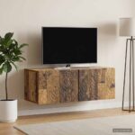 vidaXL Nástenná TV skrinka 59,5 x 31 cm Staré drevo Kompozitné drevo