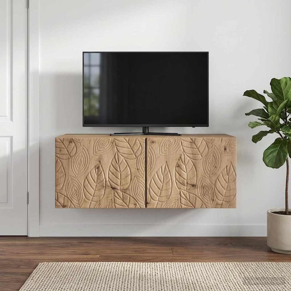 898884_1.jpg vidaXL Nástenná TV skrinka 59,5 x 31 cm Dub artisan Kompozitné drevo – Obrázok 1