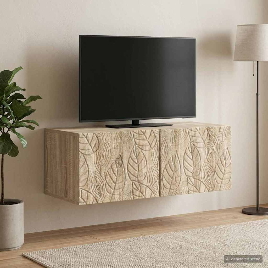 898887_1.jpg vidaXL Nástenná TV skrinka 78,5 x 31 cm Dub sonoma Kompozitné drevo – Obrázok 1
