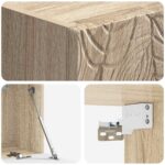 vidaXL Nástenná TV skrinka 78,5 x 31 cm Dub sonoma Kompozitné drevo – Obrázok 8