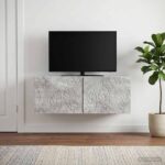 vidaXL Nástenná TV skrinka 78,5 x 31 cm Betónovo sivá Kompozitné drevo – Obrázok 3