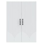 vidaXL Nástenná skrinka Biela 66 x 34,5 x 90 cm Kompozitné drevo – Obrázok 3